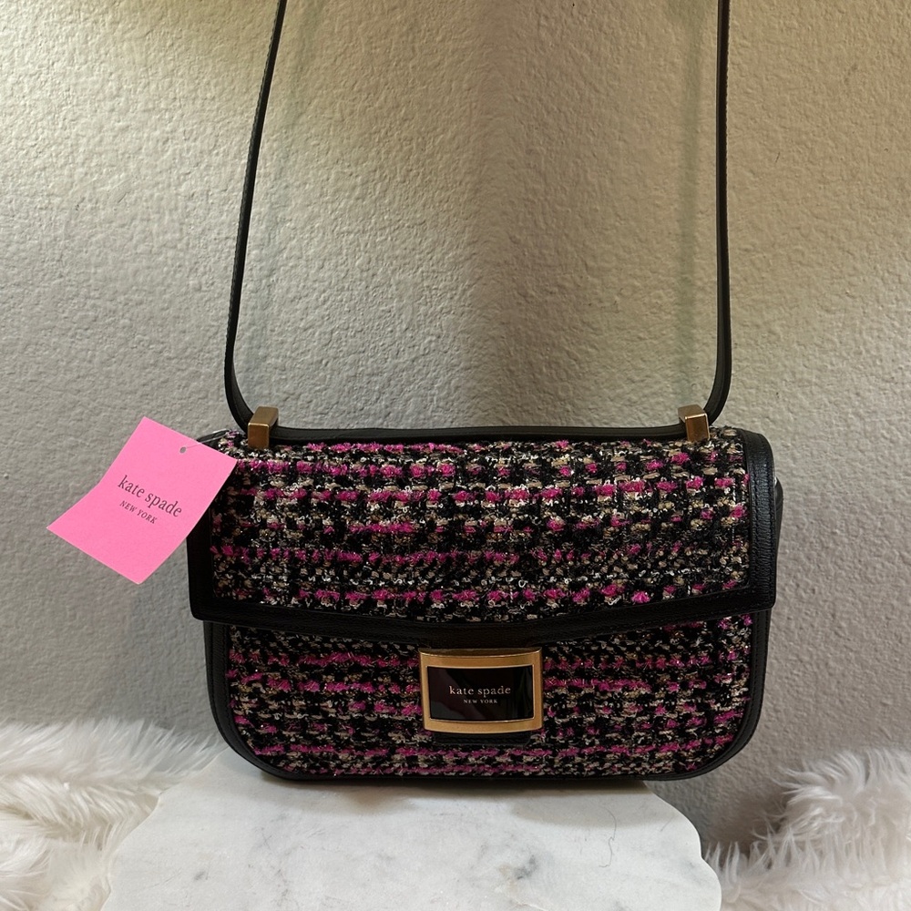 Kate Spade Tweed Katy Convertible Crossbody – NWT